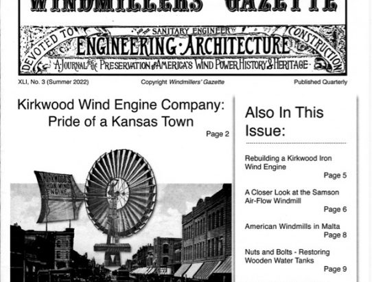 XLI, No 3 (Summer 2022), Windmillers' Gazette