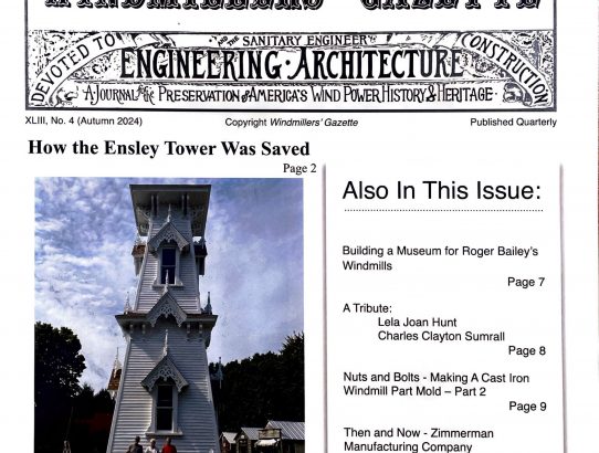 XLIII, No. 4 (Autumn 2024), Windmillers' Gazette