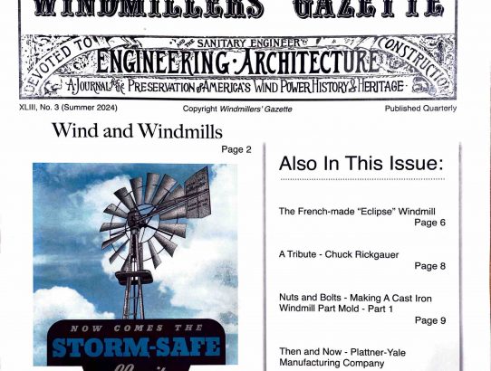 XLIII, No. 3 (Summer 2024), Windmillers' Gazette