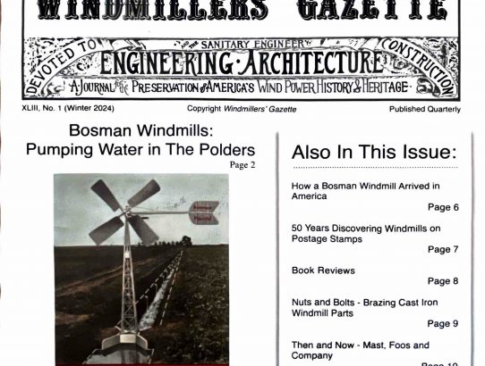 XLIII, No. 1 (Winter 2024), Windmillers' Gazette