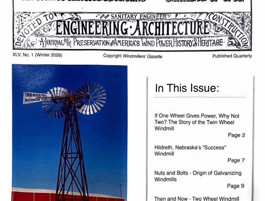 XLV, No. 1 (Winter 2026), Windmillers' Gazette
